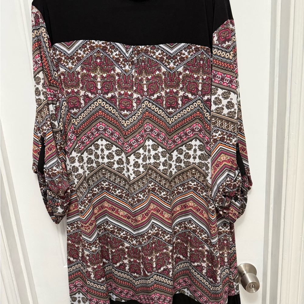 Sami & Jo Multicolor Chevron Pattern Women's Shif… - image 7